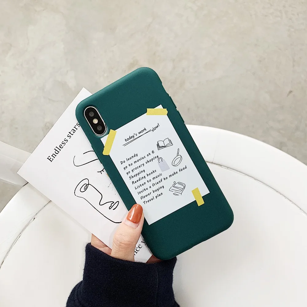 Lovely Patterned Phone Case For iphone XS Max XR X 6S 6 7 8 Plus Cover Silicone Glossy Soft TPU Back Cases |