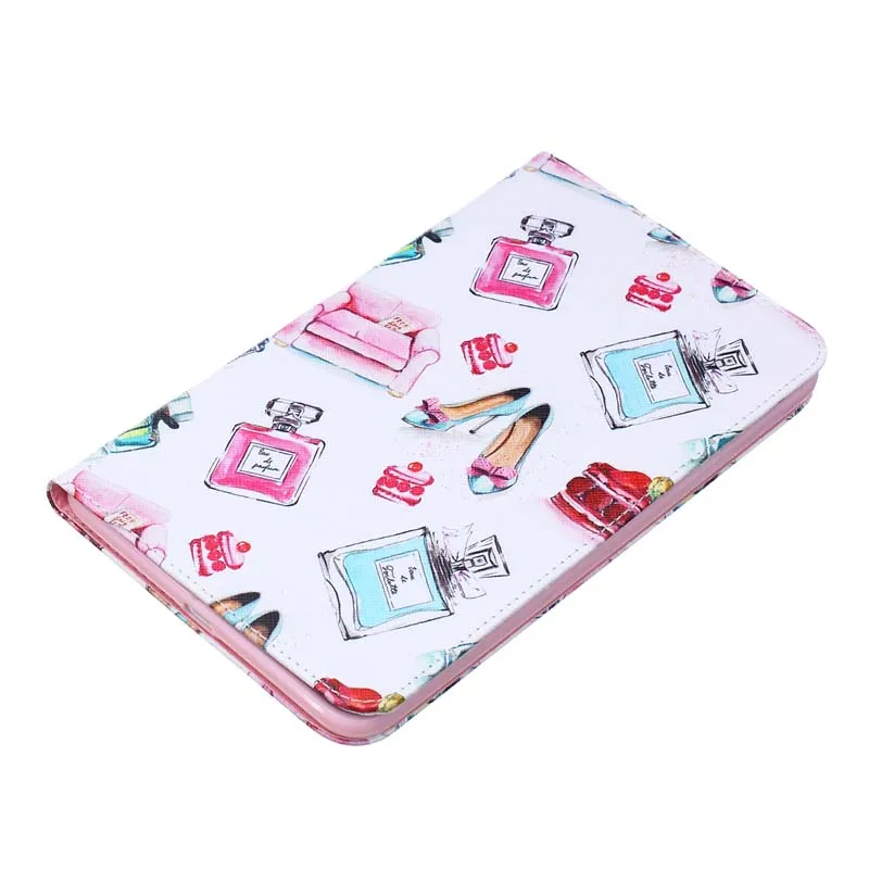 Для Samsung GALAXY Tab 4 8 0 чехол с принтом дизайн Folio PU Кожаные чехлы для T330 T331 T335 планшета