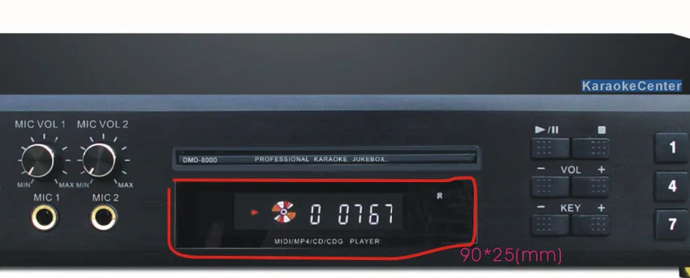 MIDI/DVD караоке плеер/рекордер система с песнями DVD/DviX/VCD воспроизведение песни USB/SD