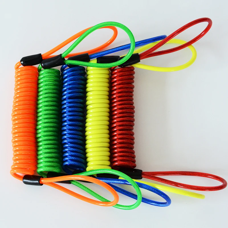 1 2 м 5 Кабель Велосипедный Замок веревка Противоугонный мотоциклетный дисковый