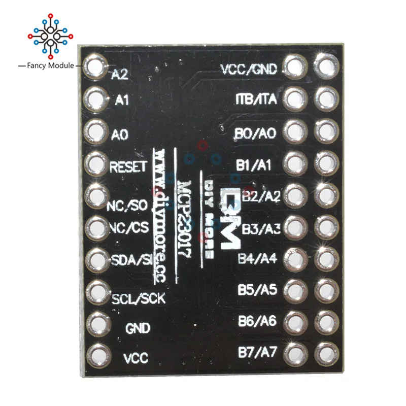 Модуль последовательного интерфейса IIC I2C MCP23017 SPI MCP23S17 двунаправленный 16-битный