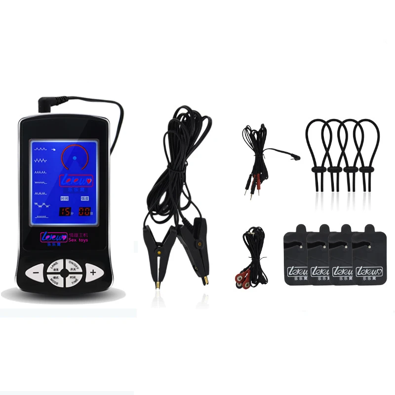 SM Electro Shock CB6000 Chastity Device Cock Cage For Man Electric Nipple Clamps Male Penis Ring Lock Belt Sex Toys | Красота и