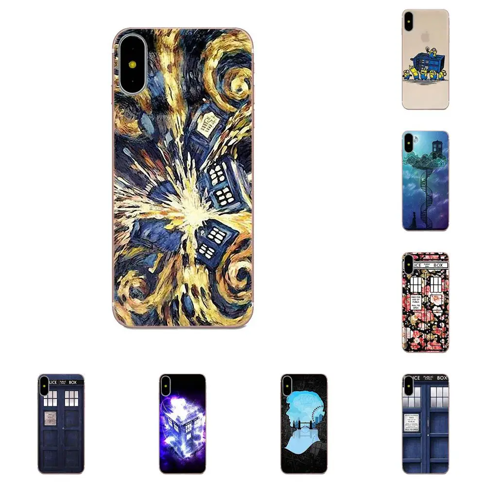 Модный чехол из ТПУ для Xiaomi Redmi Note 2 3 3S 4 4A 4X5 5A 6 6A Pro Plus с цветочным рисунком Tardis Doctor