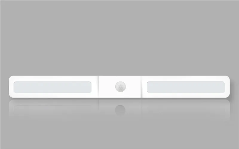 20 светодиодная подсветка под шкаф USB Перезаряжаемый беспроводной датчик движения светильник гардероб лестница кухонный датчик Ночной светильник лампа