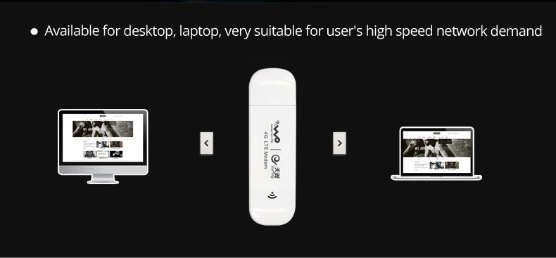 4G USB модем Универсальный ключ Мобильная Сеть беспроводной адаптер Cat 3 100 Мбит/с широкополосная разблокированная палка дата-карта с sim-картой