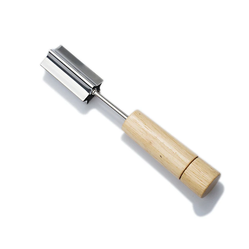 Формы для печенья из нержавеющей стали с деревянной ручкой|Инструменты выпечки