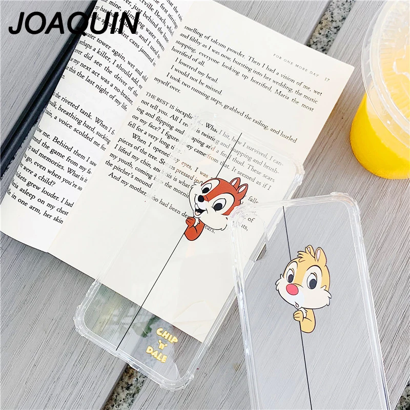 Cute Squirrel Phone Case For iphone 7 Cartoon Chip Dale Coque 6 6S 8 Plus XS MAX XR Soft TPU Back Cover 2019 New |