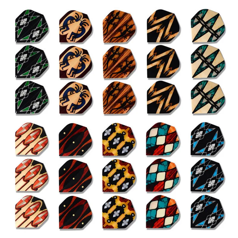 CUESOUL 30pcs 10 Styles Professional Dart Flights For Soft And Steel Tip Darts Slim Flights|dart flights|professional darts flightsprofessional |