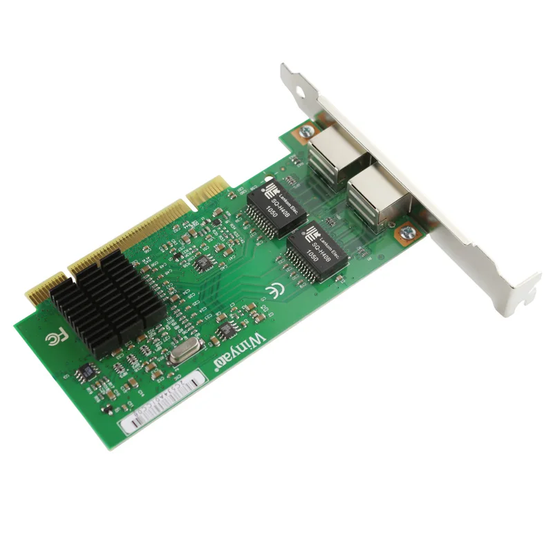 PCI-2 порта гигабитная Ethernet Серверная карта 10/100/1000 Мбит/с 82546EB / GB чипсет | Компьютеры
