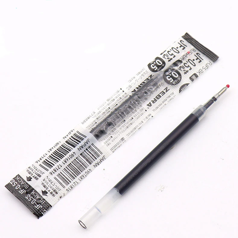 Zebra JF 0 5 0.5 гелевые чернила для шариковых ручек подходит SARASA JJ15 Pen 10 шт./лот|Стержни
