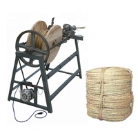 semi automatic rice stalk straw rope making machine straw braiding machine price
