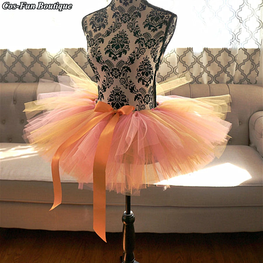 Pink&ampGold Women Tutu Skirt St. Patrick's Day Outfit One Size Beach Party Holiday High Waist Casual Puffy 2018 | Мать и ребенок