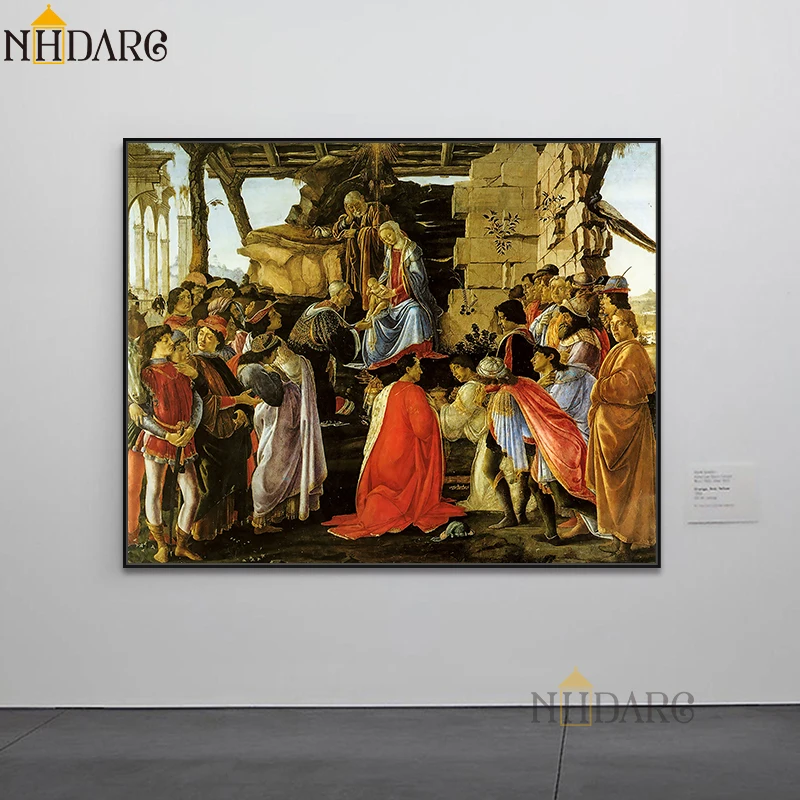Украшение Mag от Sandro Botticelli классический холст печать постер художественная