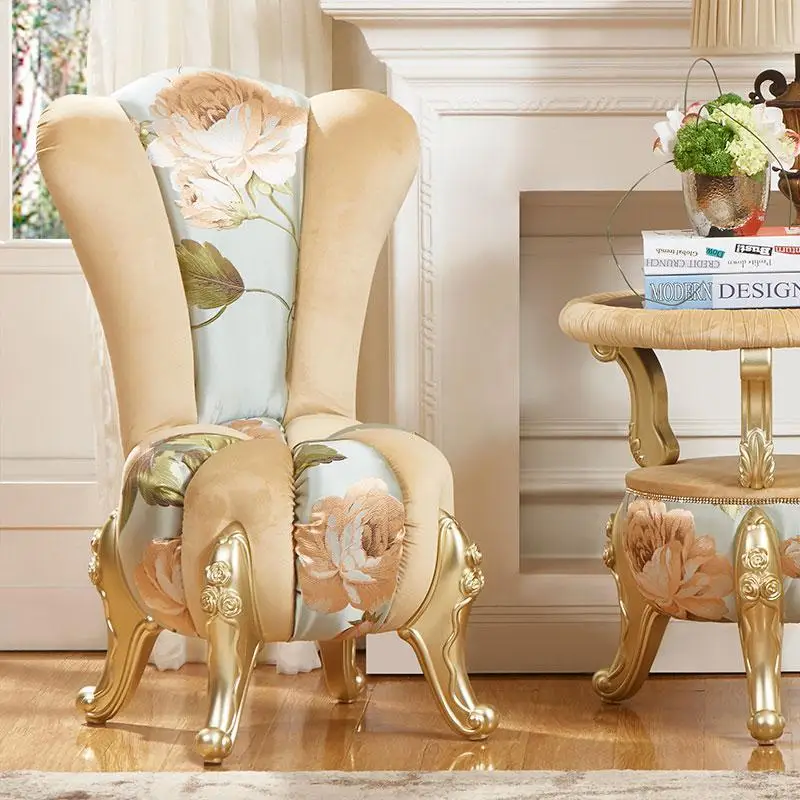 Уникальный дизайн bumpkin Европейский стиль тканевая софа для отдыха кофейный набор для чайного столика стул для спальни гостиной ProCARE мебель - Цвет: 1