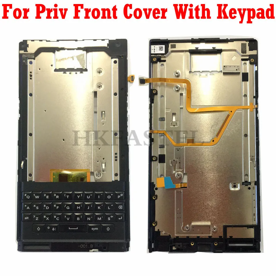 HKFASTEL передняя крышка батареи для Blackberry Priv передняя рамка Корпус с клавиатурой задняя крышка батарейного отсека