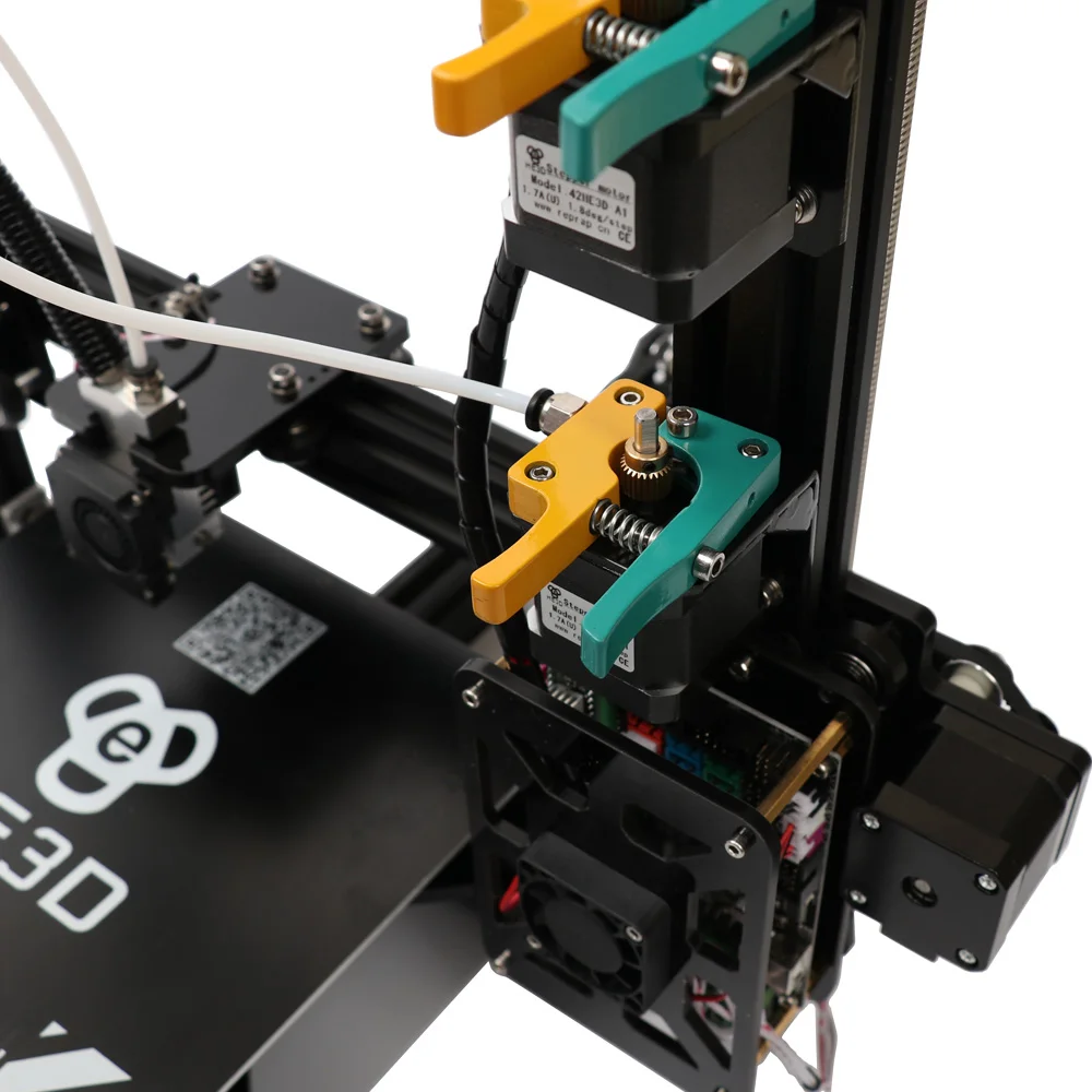 HE3D DIY 3d принтер набор Новое обновление EI3 два цвета 2 в 1 двойной экструдер hotend