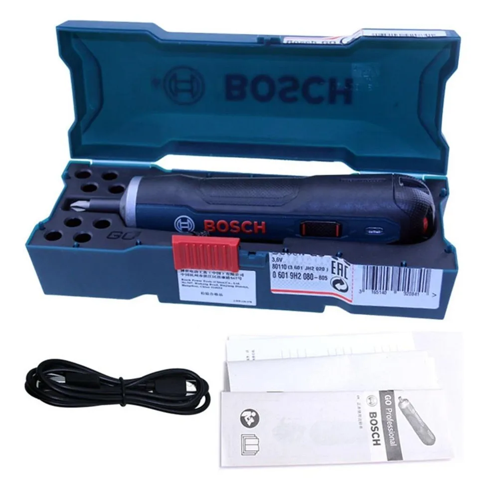 Оригинальный продукт для шуруповерта Bosch Go 3 6 В умная Беспроводная отвертка