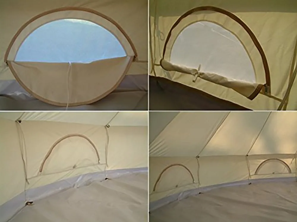 Grntamn Открытый водонепроницаемый 900D Оксфорд Белл палатка белый Glamping палатки для вечеринок 3 м до 6 м