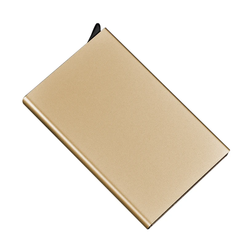 2018 Fashion Unisex Business Card Holder Stainless Steel Men Credit &amp ID Holders Solid Color Metal Case | Багаж и сумки