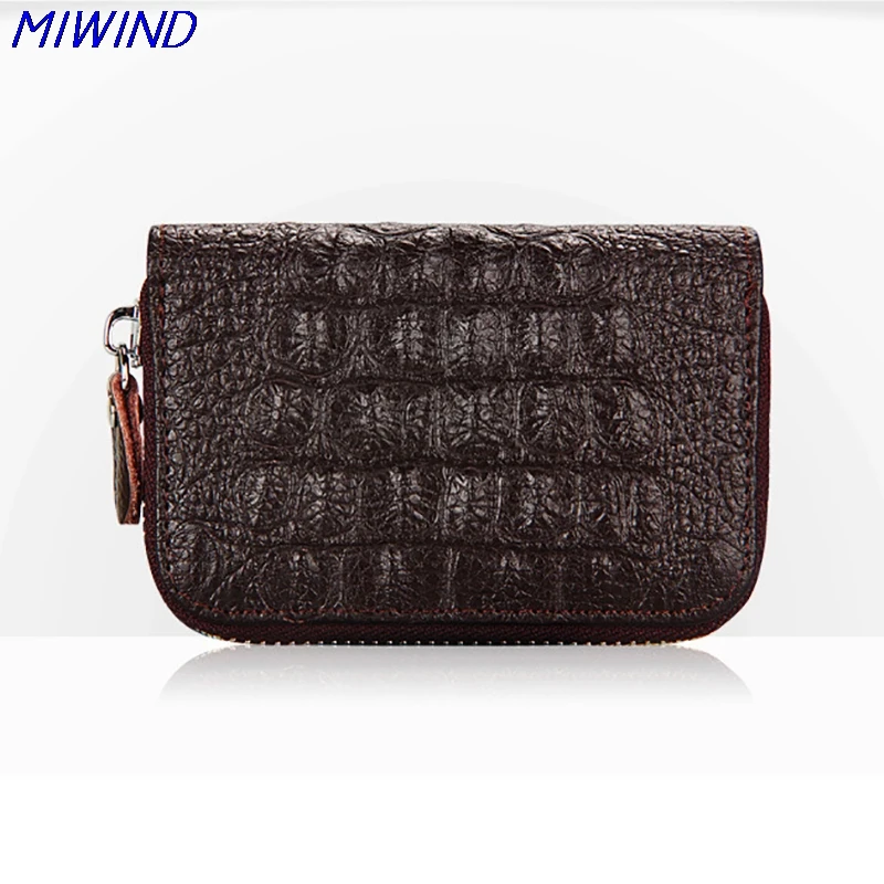 MIWIND Женщин 2017 Путешествия Молния Женщины Кредитные Карты мужская Кошелек Из