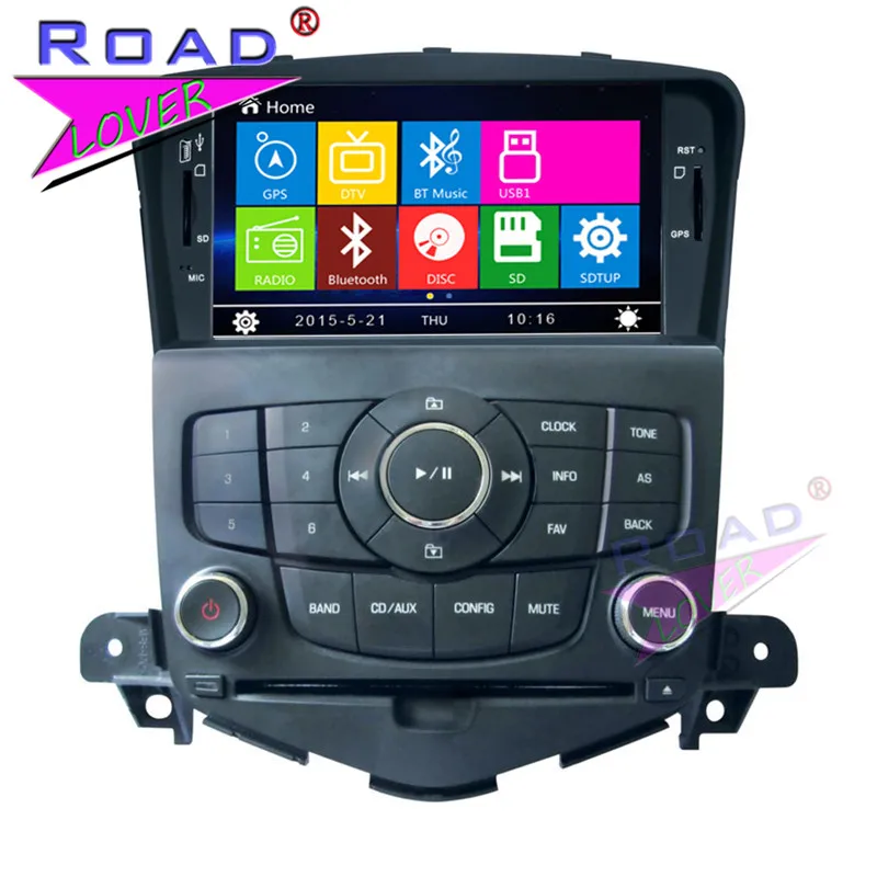 Автомобильный DVD плеер TOPNAVI Wince 6 0 двойной разъем 7 дюймов для Chevrolet Cruze стерео GPS