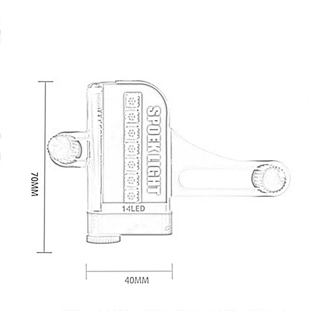 

Professional Bike Bicycle 14 LED Wheel Light Lamp Waterproof IPX5 Mountain Bike Tire Tyre Light Cycling Accessories