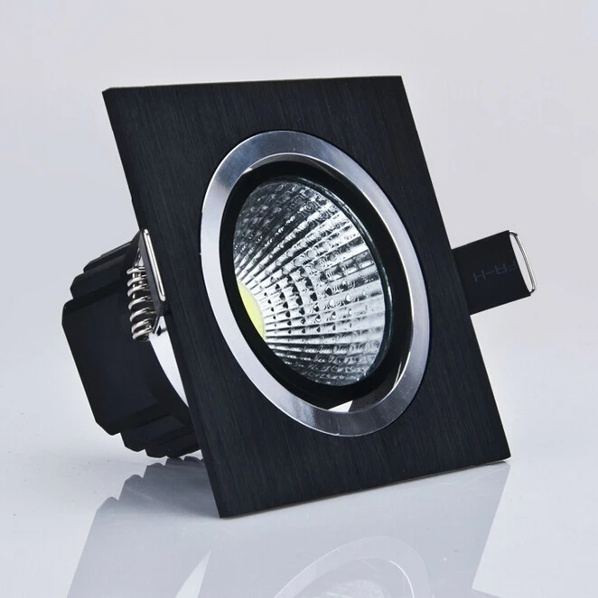 Бесплатная доставка черный корпус 9 Вт Диммируемый монолитный блок светодиодов