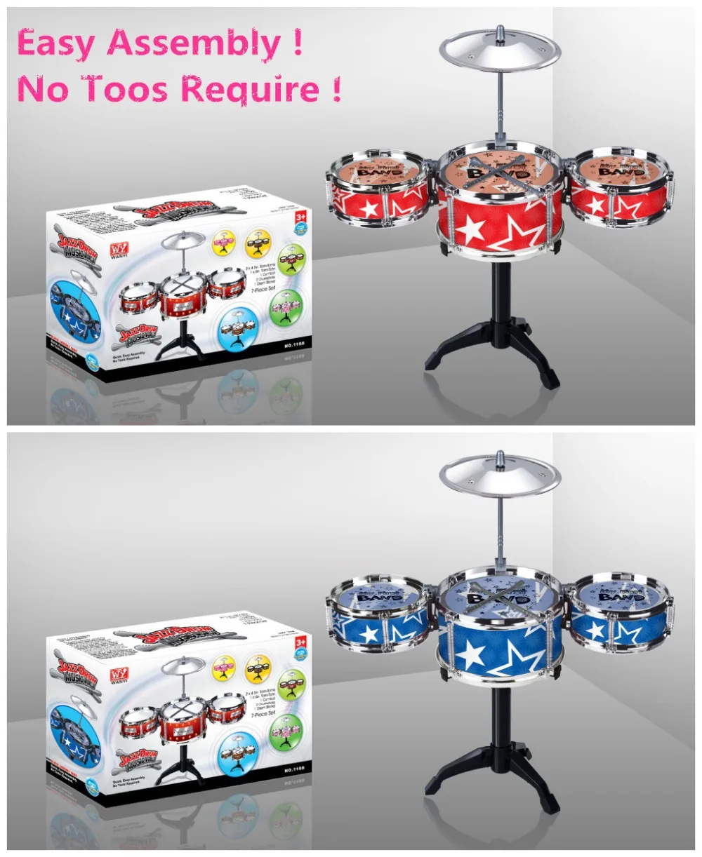 7 шт. Серия обучающих игрушек для детей музыкальный инструмент барабан набор