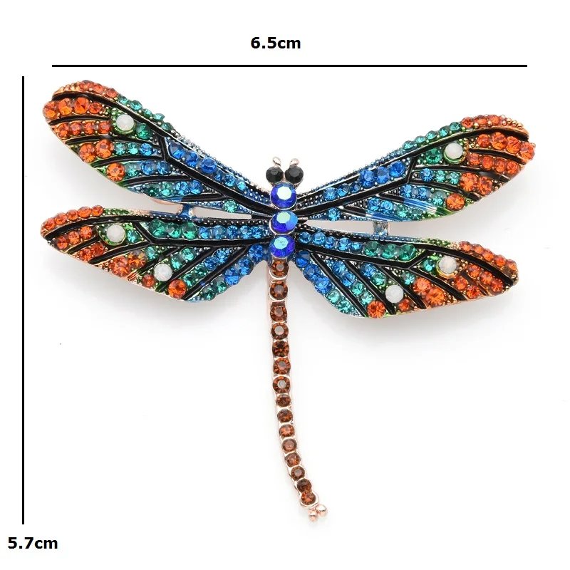 Inokeey Sparkling Full Multi-color Rhinestones Brooch Pins For Women Bouquet Scarf Buckle 2019 New Hot Jewelry Gift | Украшения и