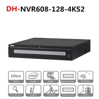 dahua 128 channel ultra 4k h 265 network video recorder dh nvr608 128 4ks2 with dahua logo 8 sata ports 2 hdmi display 12mp