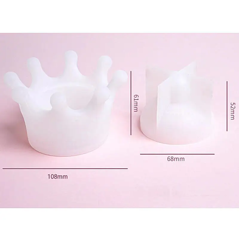 Корона Сделай Сам форма коробка для хранения силиконовая аксессуары ювелирных