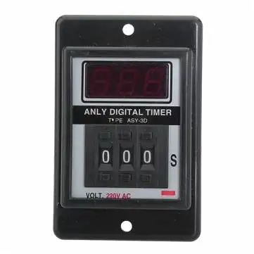 

Реле времени задержки включения питания ASY-3D 12 В постоянного тока 999 секунды