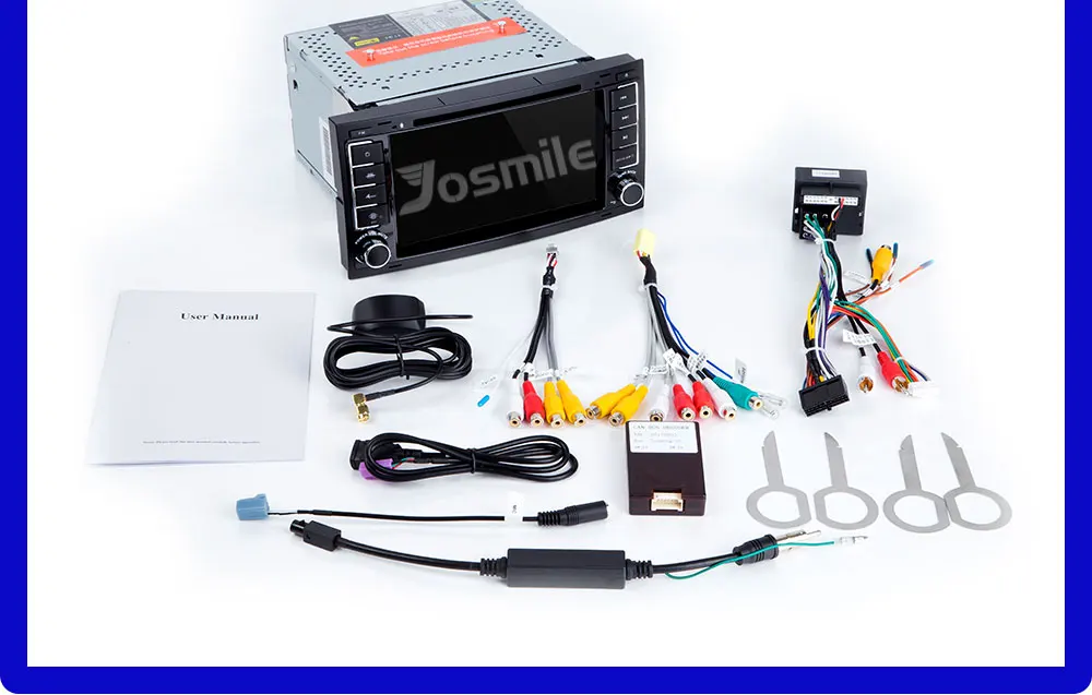 Josmile 2 din Автомобильный мультимедийный плеер для VW Volkswagen Touareg T4 Transporter T5 gps навигация Авторадио 2004 2005 2006 20082011