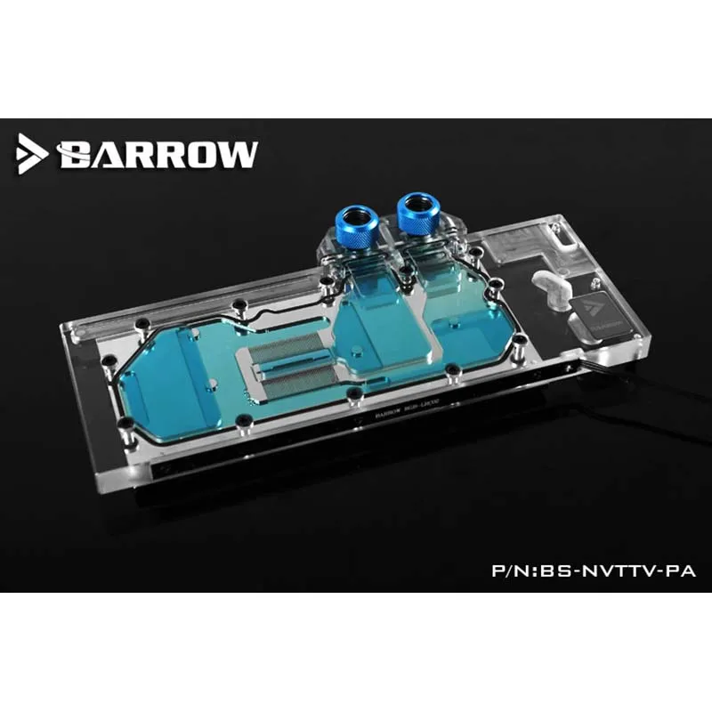 Barrow BS-NVTTV-PA GPU водяной блок для NVIDIA TITAN V Volta LRC2.0 водяной охладитель
