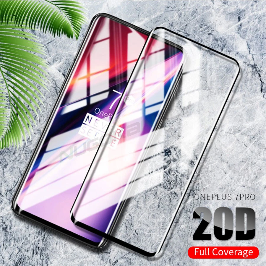 3D изогнутое полное покрытие из закаленного стекла для Oneplus 7 Pro Защита экрана для One plus 7 Pro стеклянная защитная пленка