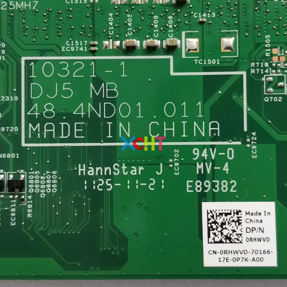 Для Dell Vostro 131 V131 CN 0RHWVD w I3 2310M CPU 48.4ND01.011 материнская плата для ноутбука|Материнские