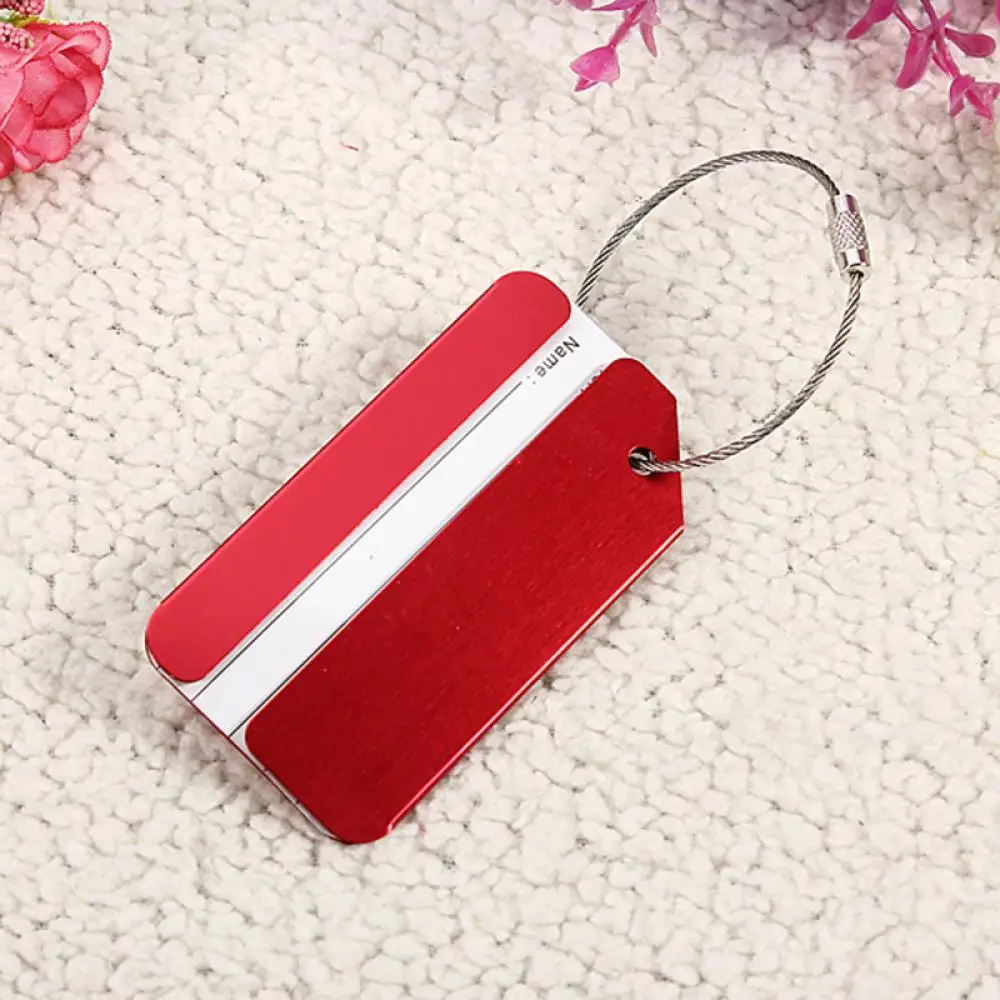 1 шт. дорожные ярлыки для багажа из алюминиевого сплава|travel accessories|luggage name tagluggage tag |