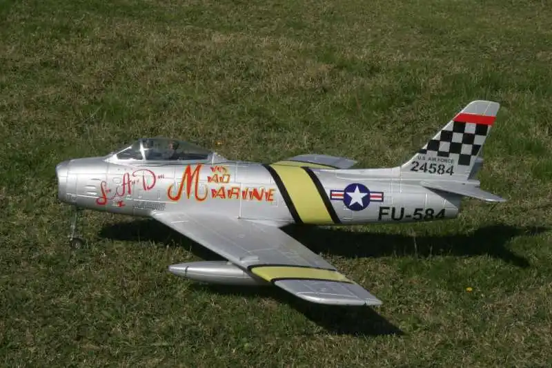 Самолет FlyFly F-86 Sebra только с 92 мм вентилятором приводом шкалы фиксации F86 F 86 |