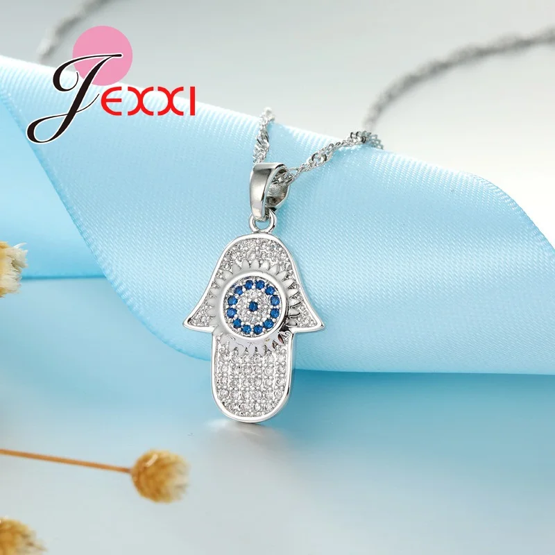 Комплект из колье и серёг серебра 925 пробы | Украшения аксессуары