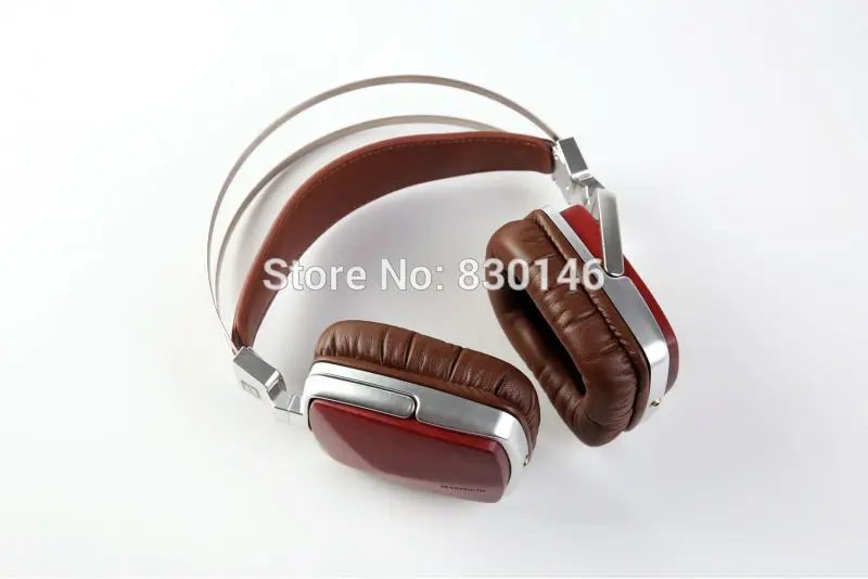 Высококачественные наушники HiFi Wooden 50mm с динамическим металлическим монитором из