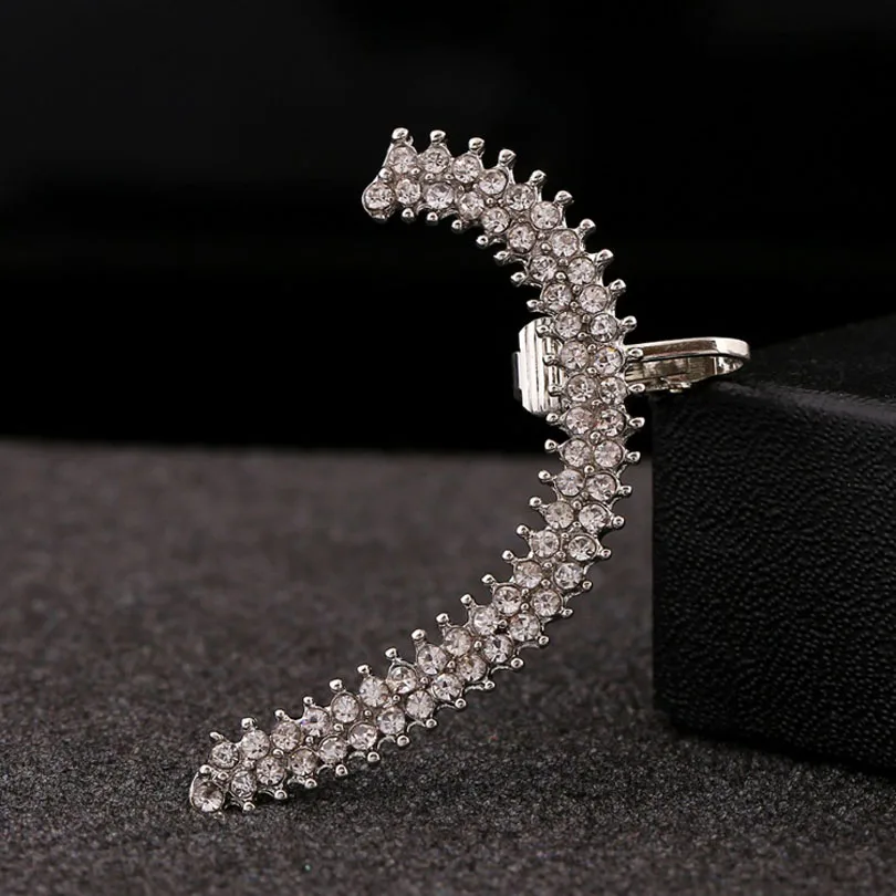 Женские серьги манжеты ZLDYOU модные в стиле панк европейские и американские со