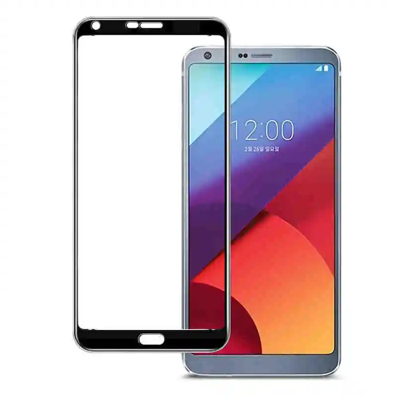 3D закаленное стекло для LG Q7 Alpha Q7a Полное покрытие экрана Взрывозащищенная