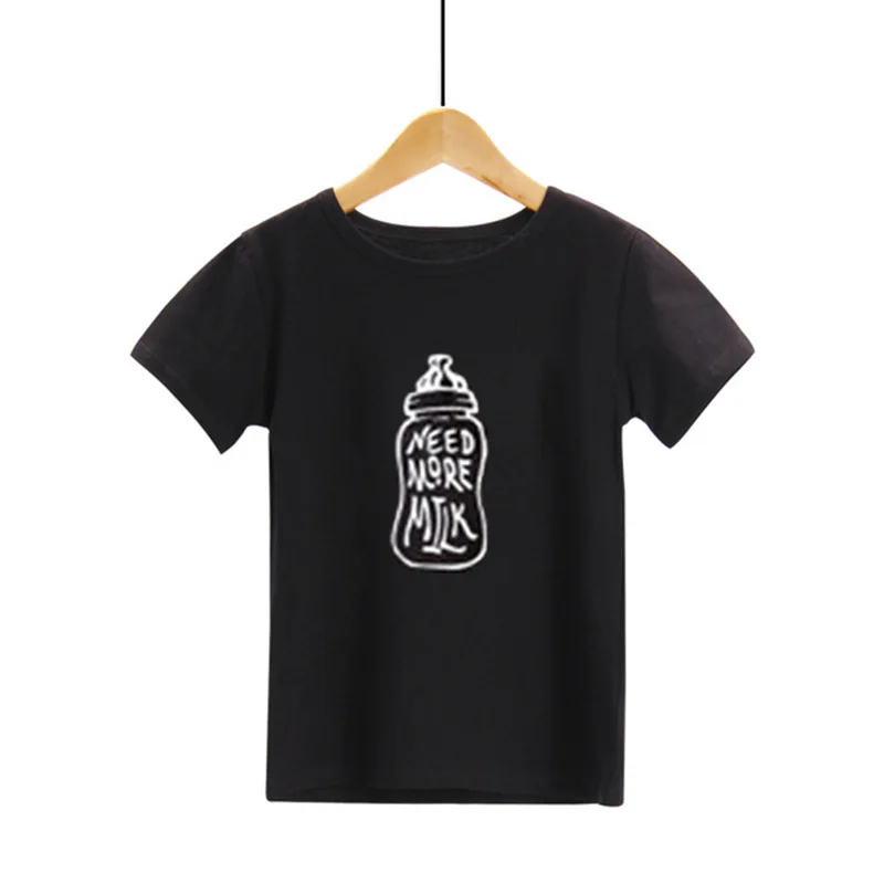 Распродажа 2018 Новые короткие футболки принт Семья подходящая друг к другу одежда