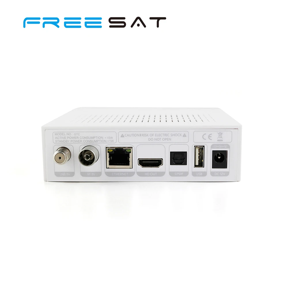 4 К H.265 freesat GTC s905d Android 6.0 ТВ коробка DVB S2/T2/кабель/DVB T спутниковый приемник оты