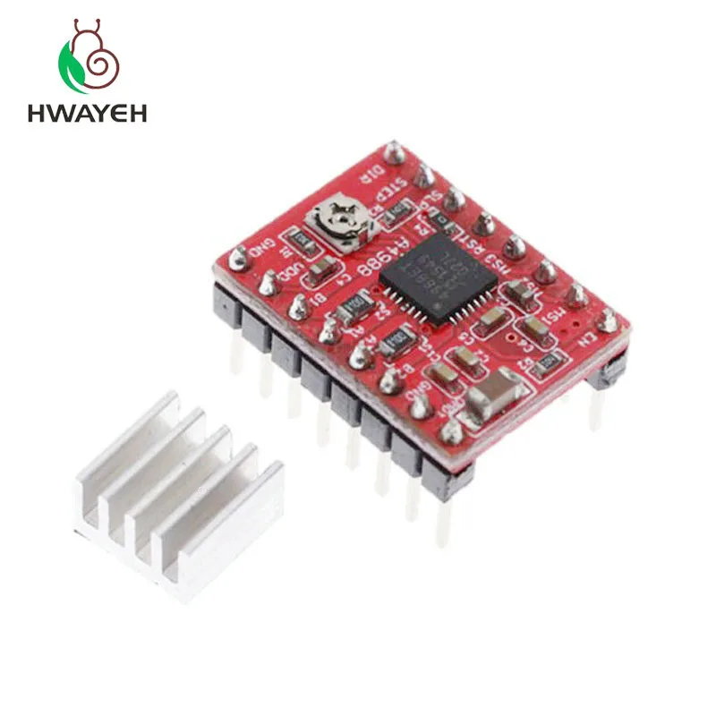 Модуль шагового двигателя Reprap A4988 с радиатором для arduino 1 шт.|p p| |