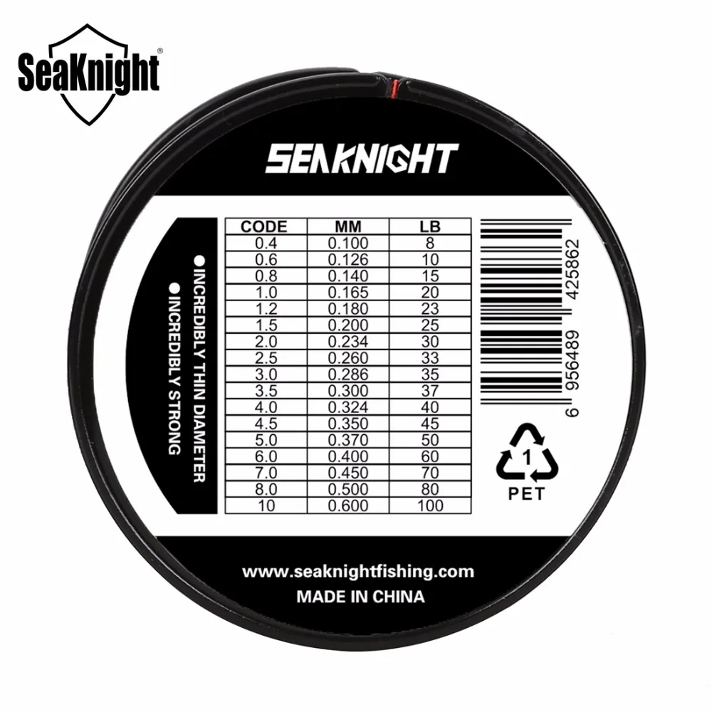 SeaKnight TriPoseidon 500M PE Fishing Line 4 Strands 8 10 20 30 40 60 80LB Braided | Спорт и развлечения
