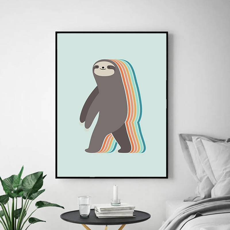 Canvas painting Pictures prints Modern home decor Quote fashion Art Poster animal Sleepwalker the wall for living room zs633 | Дом и сад