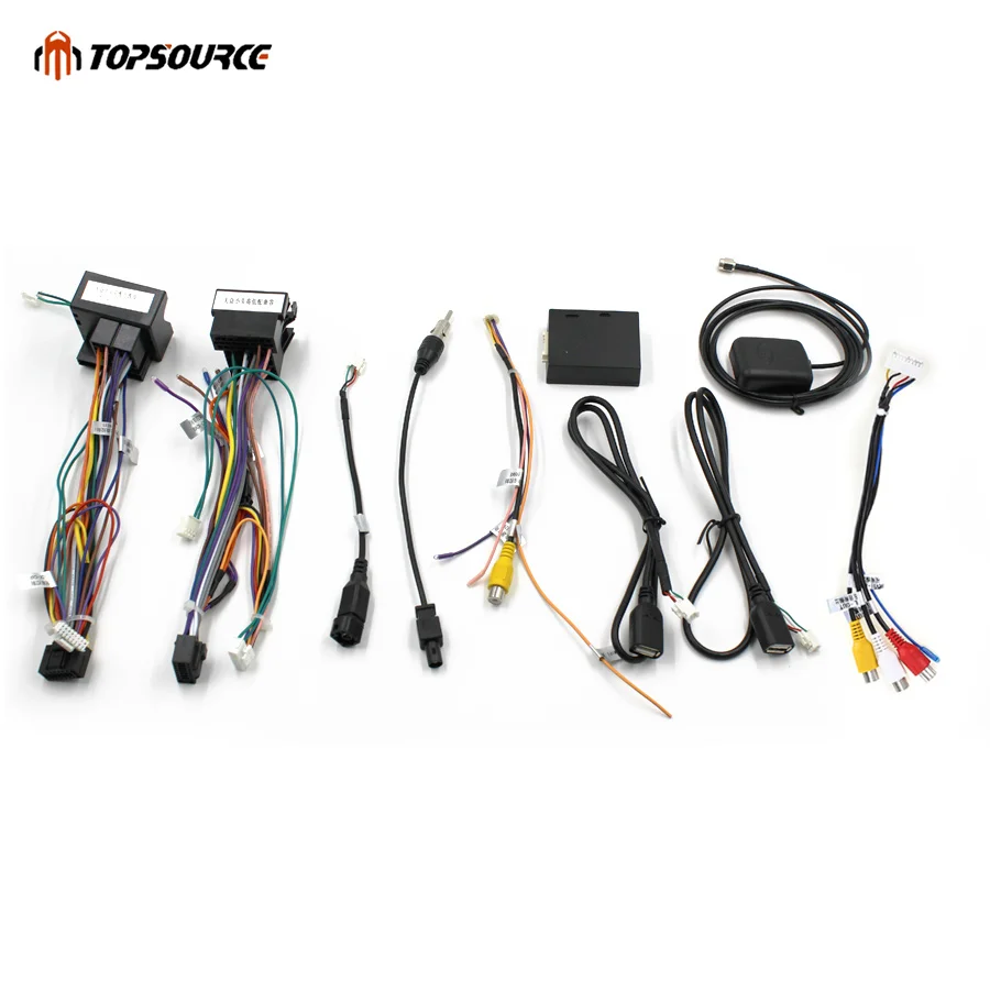 Автомобильный мультимедийный плеер TOPSOURCE VW9001 2 Din 16 ГБ GPS Android 9 дюймов Wi-Fi FM Mirror Link
