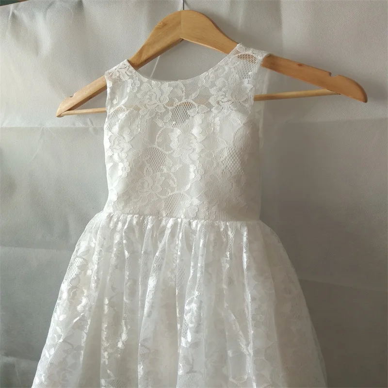 Новинка платья для девочек с настоящими цветами на свадьбу маленьких