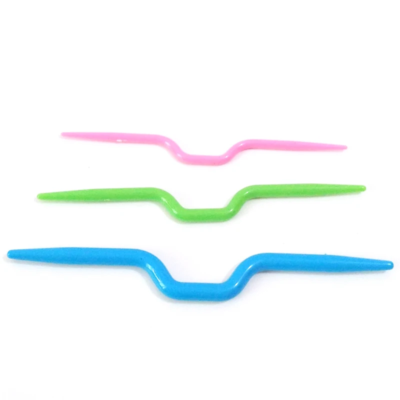 Разноцветный подтяжки для простыней правитель Вязание Иглы Набор крючком свитер